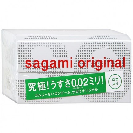 Полиуретановые презервативы Sagami Original 0,02 12 шт