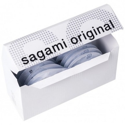 Полиуретановые презервативы Sagami Original L-size 0,02 6 шт