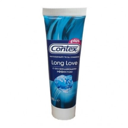 Гель-смазка Contex Long Love с охлаждающим эффектом 30 мл