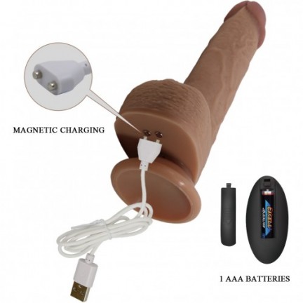 Вибратор-пульсатор Pretty Love Tommy 22,5 см