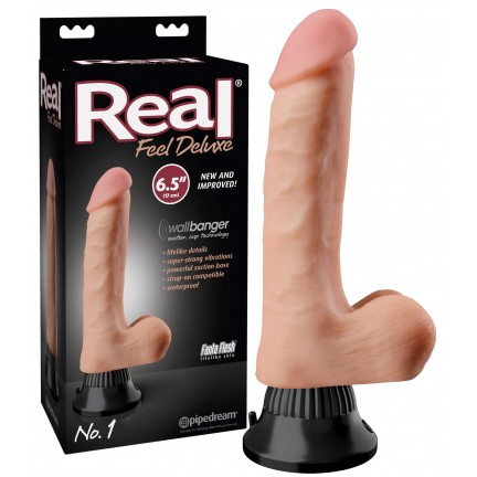 Фаллоимитатор с вибрацией Real Feel Deluxe No.1 18 см