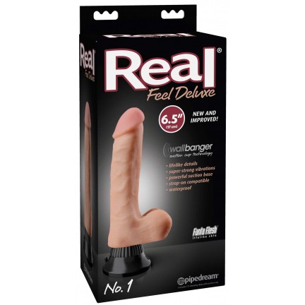 Фаллоимитатор с вибрацией Real Feel Deluxe No.1 18 см