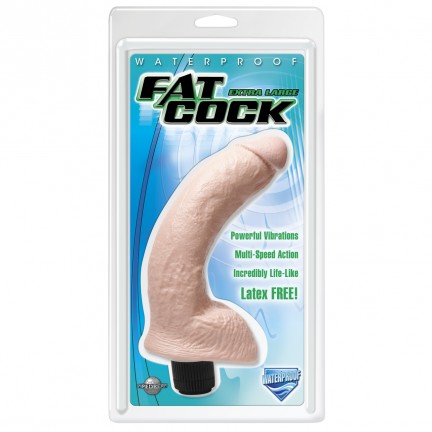 Фаллоимитатор с вибрацией Fat Cock - Xtra Large