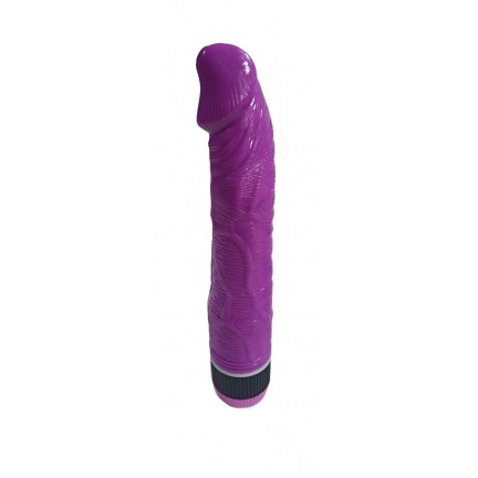 Пурпурный вибратор 22 см