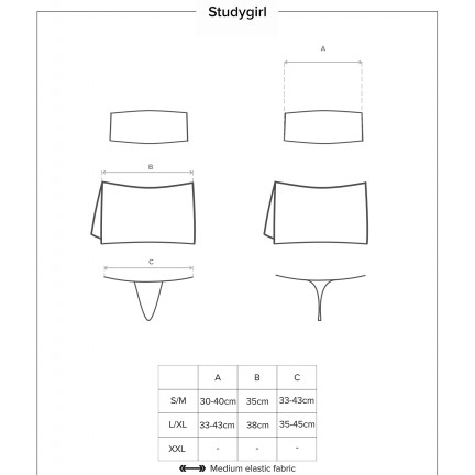 Костюм Невинная школьница Studygirl S/M