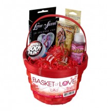Красная подарочная корзинка Basket of Love