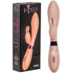 Вибратор с клиторальным стимулятором-кроликом Indeep Yonce Beige