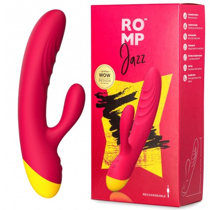 Вибратор с клиторальным стимулятором Romp Jazz Rabbit Vibrator