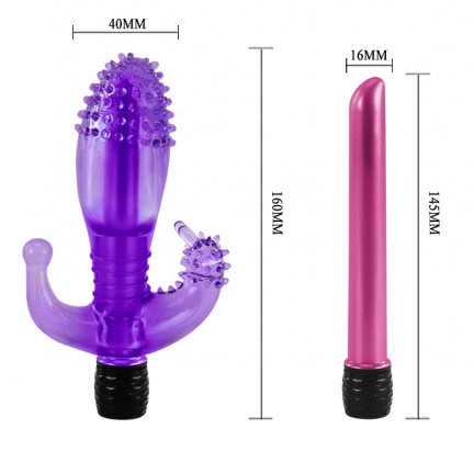 Вибростимулятор с насадкой Honeybee Vibrator