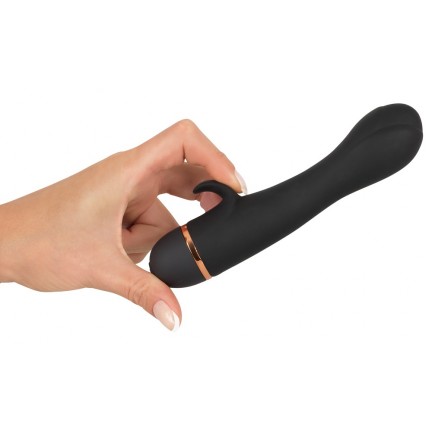Вибратор с клиторальным стимулятором Bendy Tulip Vibrator Вибратор с клиторальным стимулятором Bendy Tulip Vibrator