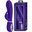 Перезаряжаемый вибратор с клиторальным стимулятором Pretty Love Prescott фиолетовый