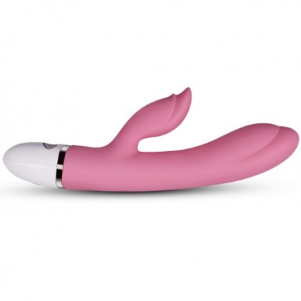 Перезаряжаемый вибратор с клиторальным стимулятором-кроликом Dreamer II розовый