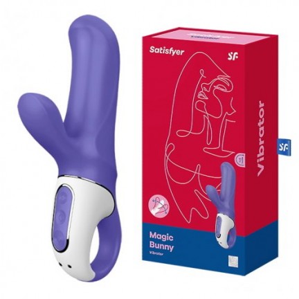 Вибратор для точки G с клиторальным стимулятором Satisfyer Magic Bunny