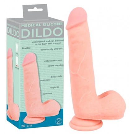 Фаллоимитатор реалистик Medical Silicone Dildo 20 см