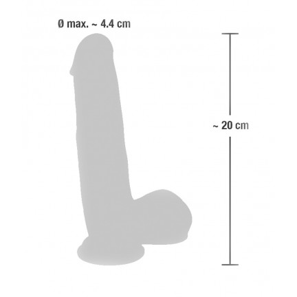 Фаллоимитатор реалистик Medical Silicone Dildo 20 см