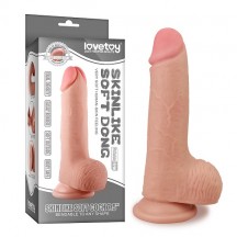 Большой реалистичный фаллос на присоске Skinlike Soft Cock 7,5 in