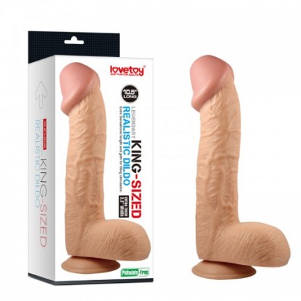 Фаллоимитатор реалистичый с присоской Legendary king-sized Realistic Dildo 10,5