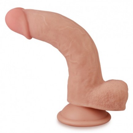 Гнущийся фаллоимитатор с эффектом двойной кожи Lovetoy Sliding-Skin Dual Layer Dong 21 см Гнущийся фаллоимитатор с эффектом двойной кожи Lovetoy Sliding-Skin Dual Layer Dong 21 см