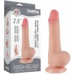 Реалистичный фаллоимитатор с эффектом двойной кожи Lovetoy Sliding-Skin Dual Layer Dong 19 см