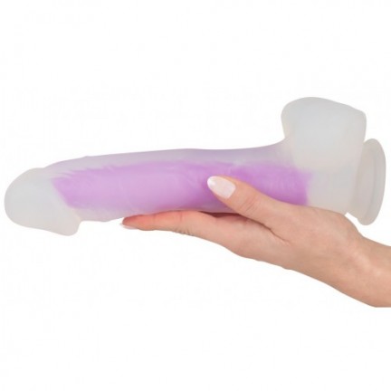 Светящийся в темноте фаллос Glow in the Dark Dildo 26,5 см