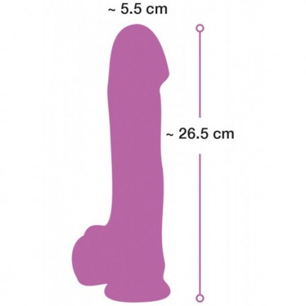 Светящийся в темноте фаллос Glow in the Dark Dildo 26,5 см