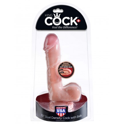 Фаллоимитатор реалистик King Cock Plus 7,5