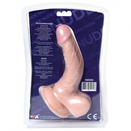 Реалистичный фаллоимитатор Toyfa Realstick Nude 14,5 см Реалистичный фаллоимитатор Toyfa Realstick Nude 14,5 см