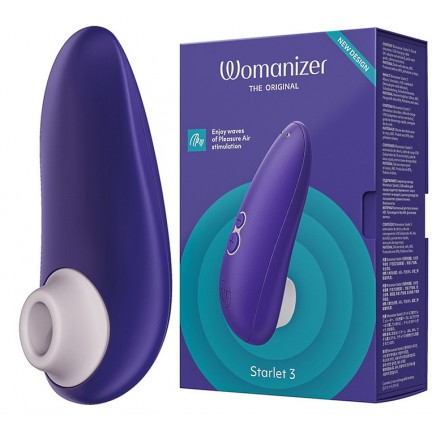 Компактный бесконтактный стимулятор клитора Womanizer Starlet 3 Indigo