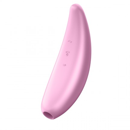 Вакуумный смарт-стимулятор клитора с вибрацией Satisfyer Curvy 3+