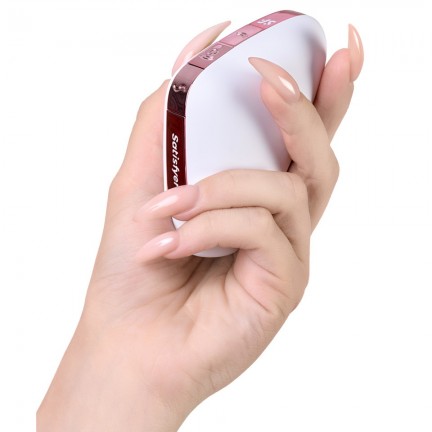 Бесконтактный смарт-стимулятор клитора Satisfyer Love Triangle белый