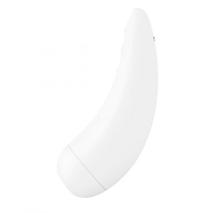 Вакуумный стимулятор Satisfyer Curvy 2+ White с дистанционном управлением