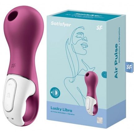 Вакуумно-волновой стимулятор клитора с вибрацией Satisfyer Lucky Libra