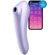 Клиторальный смарт-стимулятор с вибрацией Satisfyer Dual Pleasure сиреневый