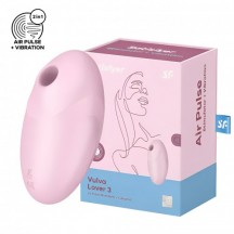 Вакуумно-волновой стимулятор клитора с вибрацией Satisfyer Vulva Lover 3 розовый