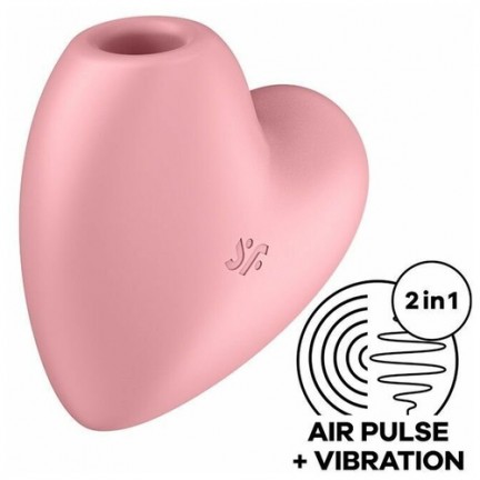 Вакуумно-волновой стимулятор с вибрацией Satisfyer Cutie Heart