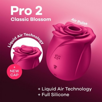 Вакуумно-волновой бесконтактный стимулятор Satisfyer Pro 2 Classic Blossom Вакуумно-волновой бесконтактный стимулятор Satisfyer Pro 2 Classic Blossom