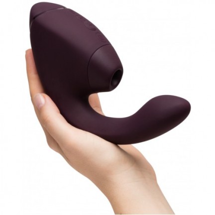 Роскошный вакуумный вибростимулятор для G точки и клитора Womanizer Next Duo фиолетовый