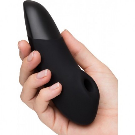 Бесконтактный вакуумно-волновой стимулятор клитора с вибрацией Womanizer Enhance черный