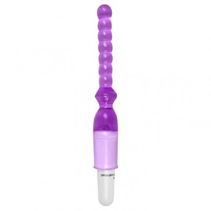 Фиолетовый анальный вибратор