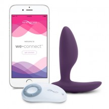 Анальная втулка We-Vibe Ditto с вибрацией и с дистанционным пультом фиолетовый