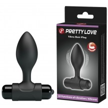 Анальная втулка с вибрацией Pretty Love Vibra Butt Plug черная