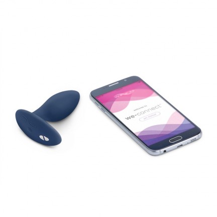 Анальная втулка We-Vibe Ditto с вибрацией и с дистанционным пультом синий