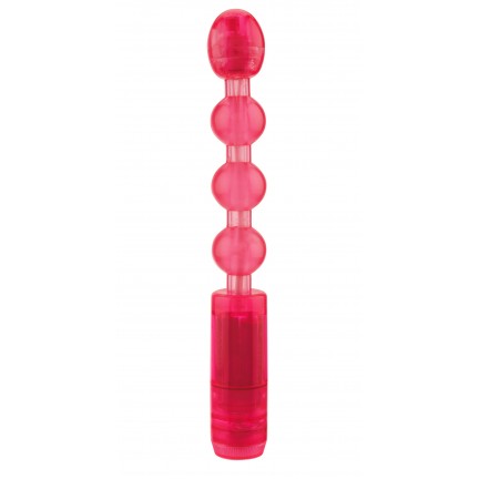 Анальная цепочка с вибрацией Waterproof Flexible Anal Beads Pink