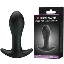 Анальная пробка для ношения с вибрацией Pretty Love Anal Plug Massager черная