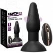 Анальная втулка с вибрацией и дистанционным пультом управления Black Velvets