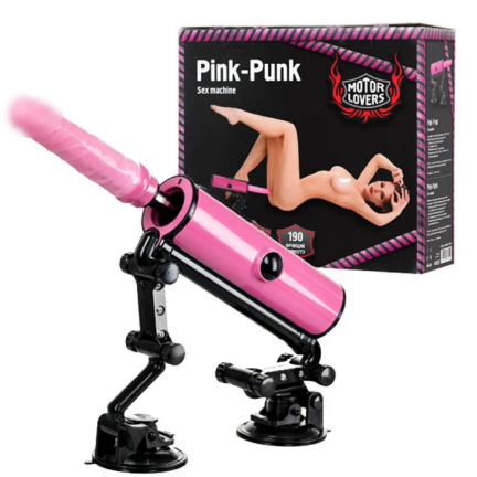 Компактная секс-машина с функцией нагрева Pink-Punk MotorLovers