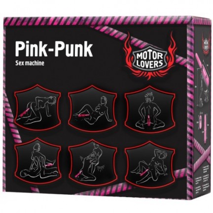 Компактная секс-машина с функцией нагрева Pink-Punk MotorLovers