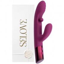 Фиолетовый вибратор-кролик с плавающим стимулятором для зоны G Selove Swirly