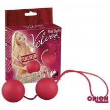 Шарики вагинальные двойка Velvet Red Balls