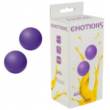 Вагинальные шарики без сцепки Emotions Lexy Large, фиолетовые